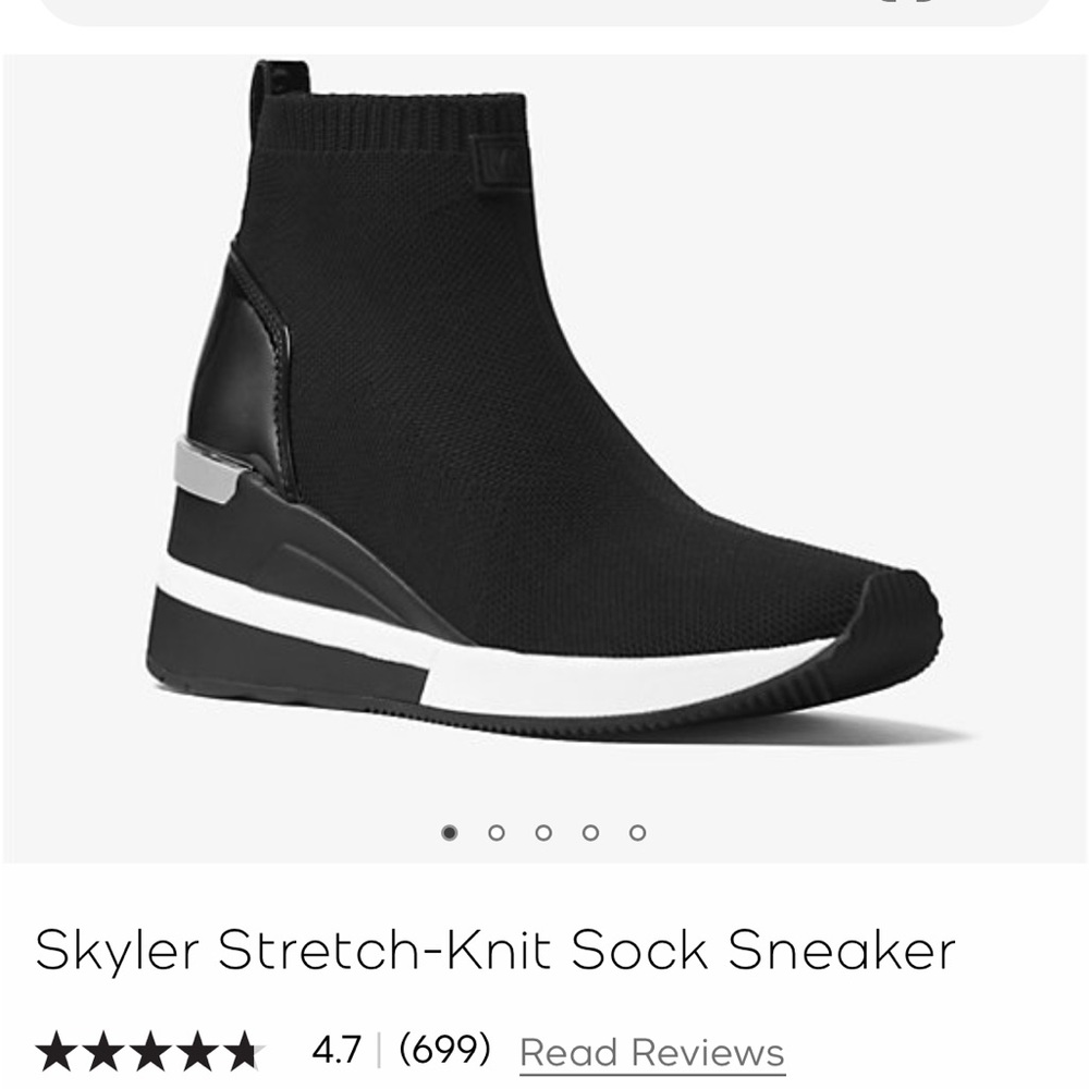 Michael Kors Skyler Stretch-Knit Sneaker